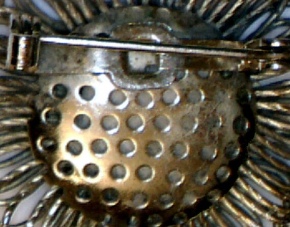 Beautiful Vintage Antique Art Nouveau Gold Tone S… - image 3