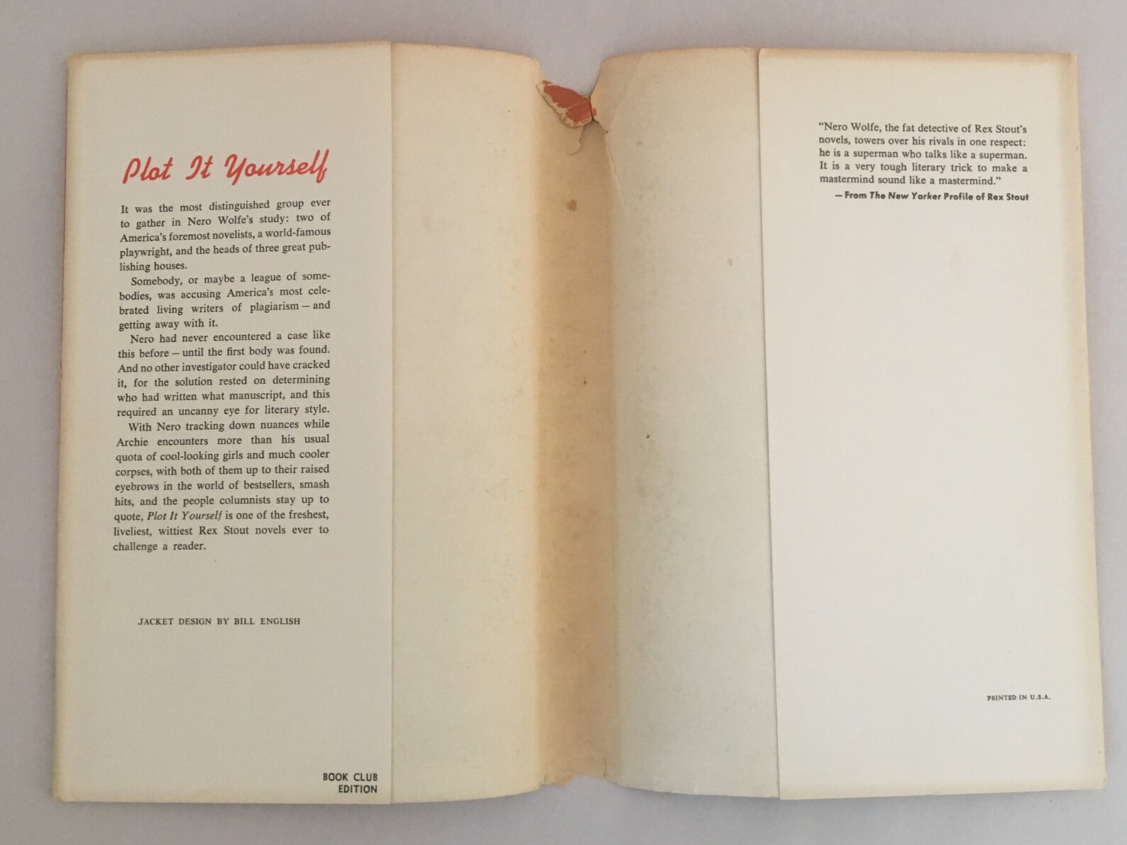 rex stout plot it yourself rex stout plot it yourself