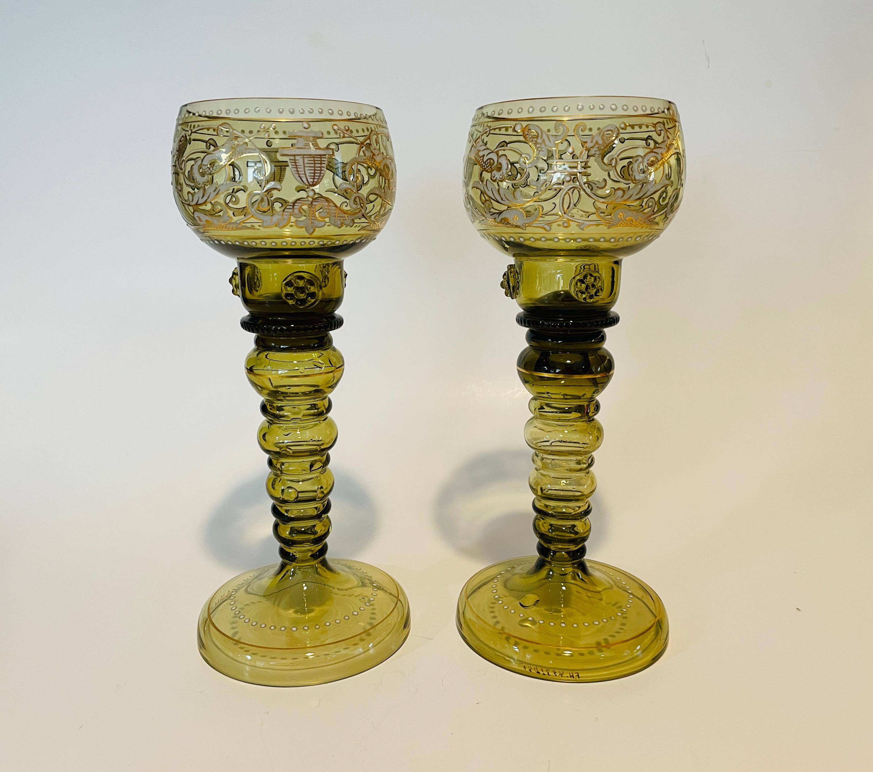 Fritz Heckert Glass - Etsy