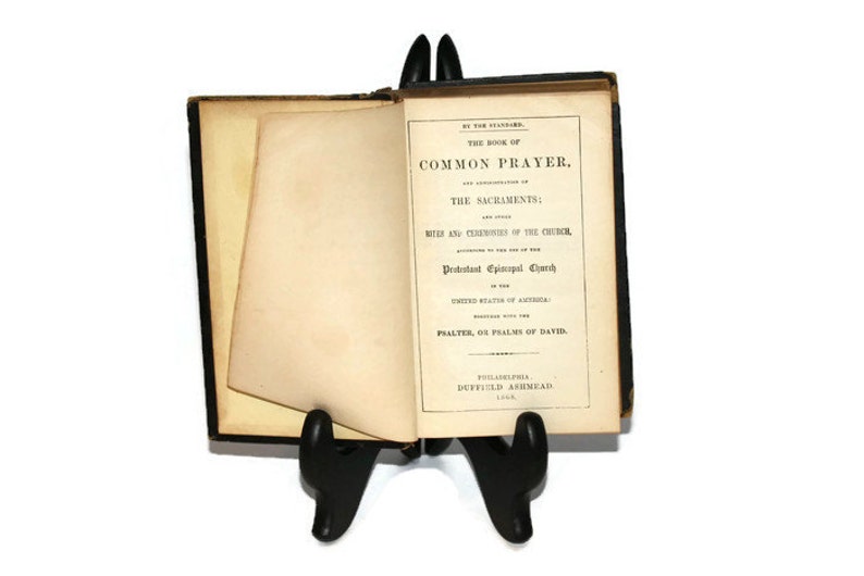 Lovely small early American edition of the Book of Common Prayer image 4