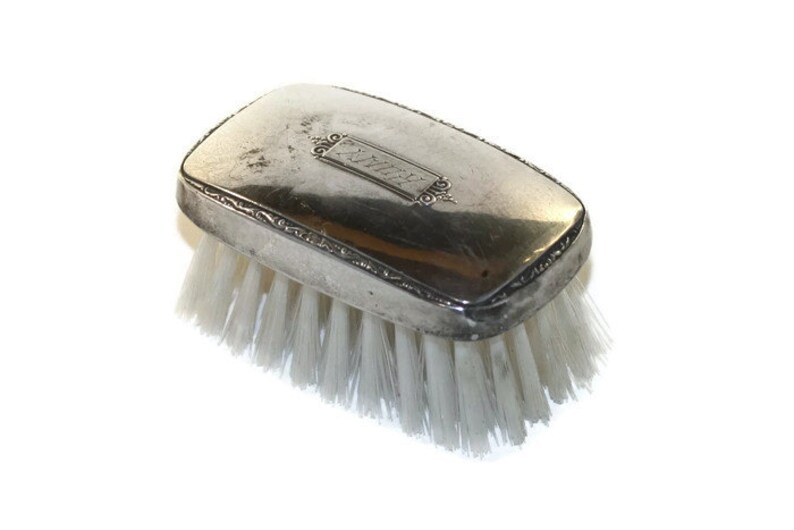 Vintage ster Sterling Silver Baby Hair Brush Baby Gift Etsy