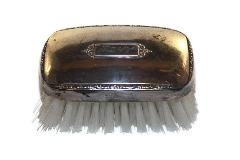 Vintage ster Sterling Silver Baby Hair Brush Baby Gift Etsy