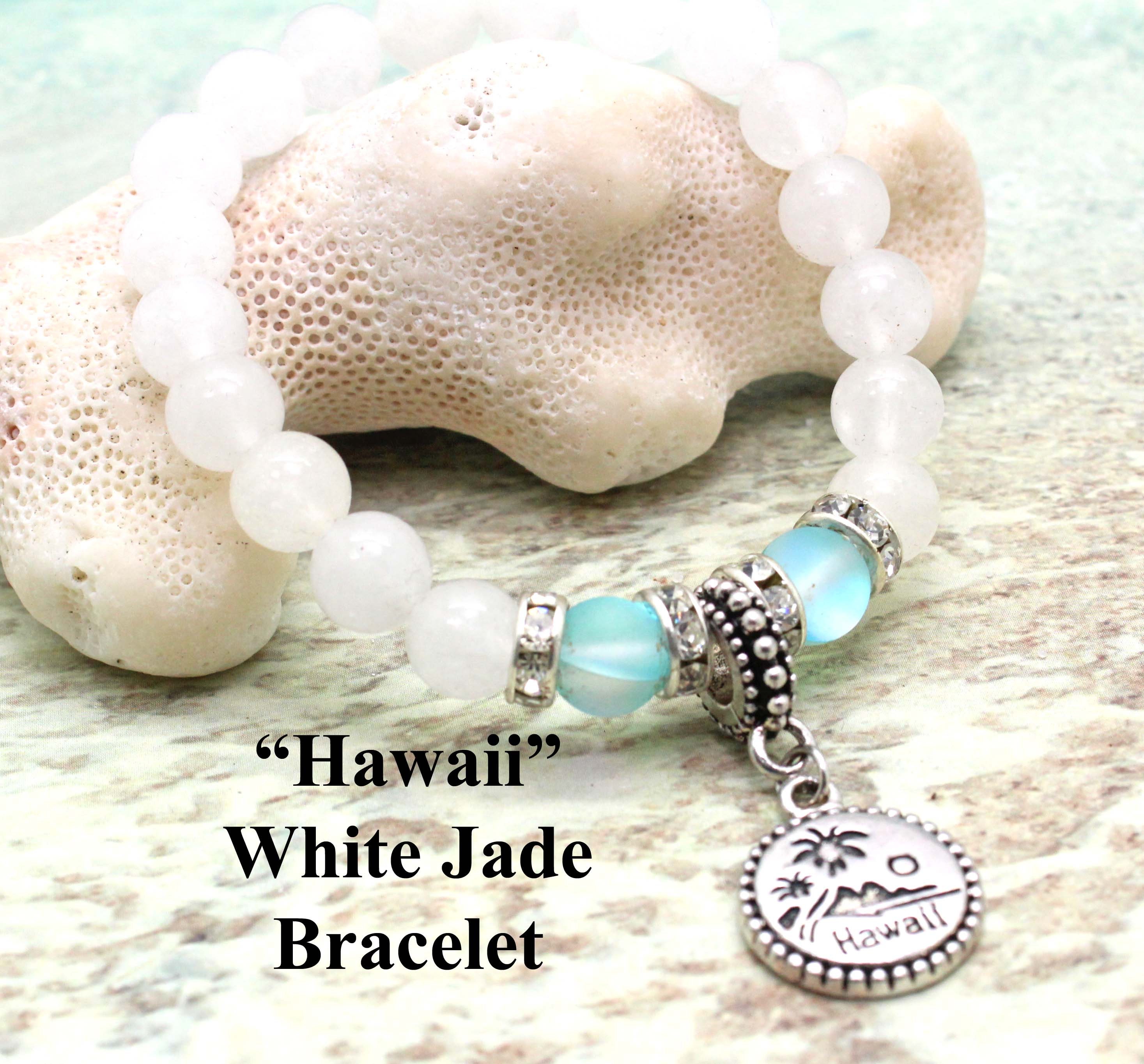 Pink Hawaiian Flower Bracelet Set — Something Jade