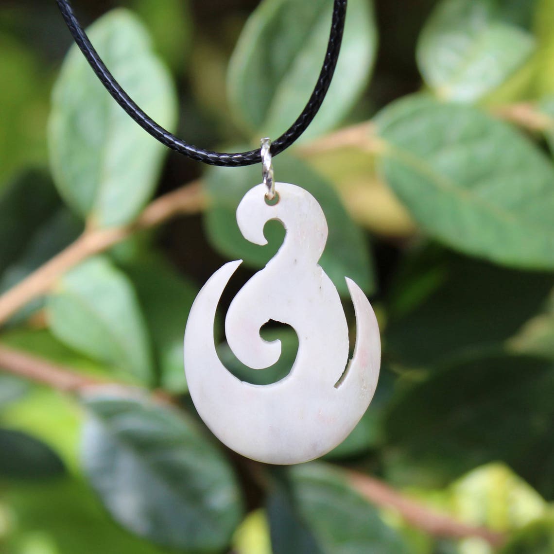 Fish Hook Necklace tribal Fish Hook Necklace Sea Shell Etsy