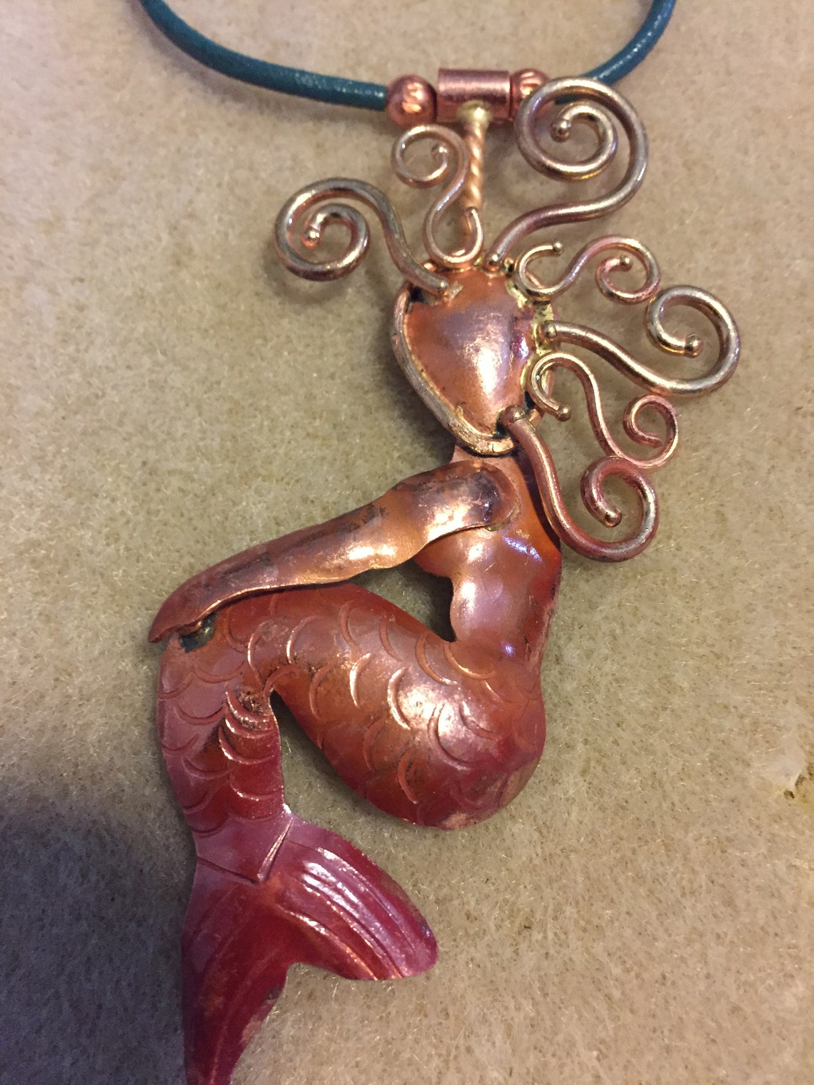 Adjustable Leather Slipknot Necklace with Patricia Healey Etsy