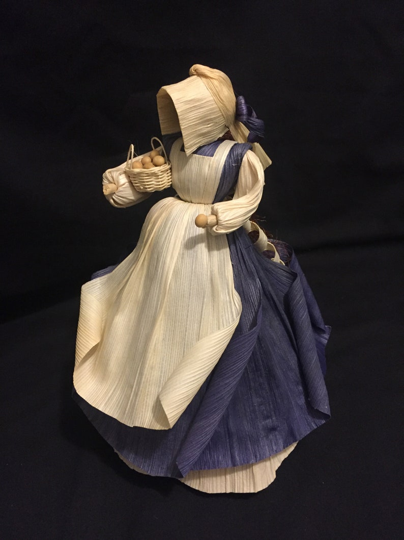 Corn Husk Dolls All Natural Materials Corn Silk for the Etsy