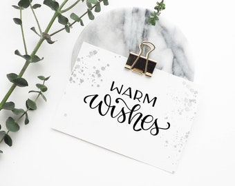 Digitales Produkt Geschenk-Anhänger "handlettering printable xmas tags" von cute as a button zum selbst ausdrucken