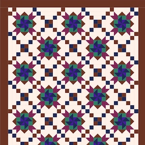 Chained Windmill Quilt Anleitung PDF Datei Sofortdownload