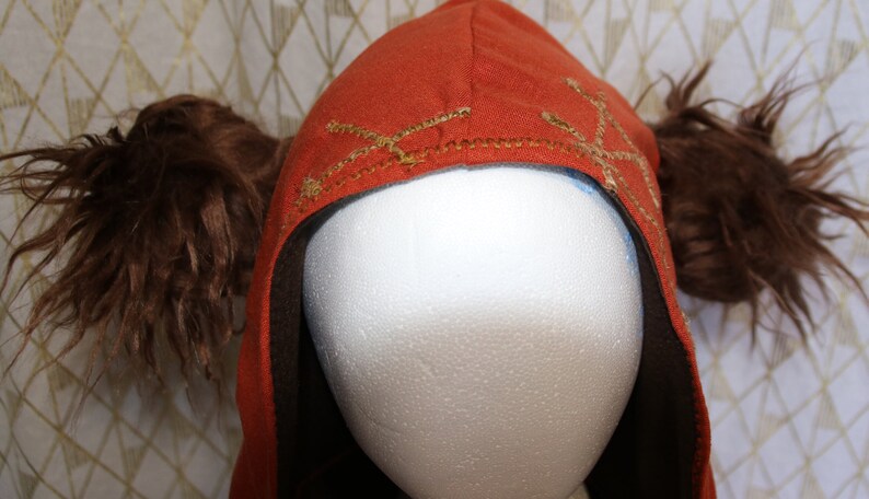 Star Wars Celebration Cosplay Ewok Gift Cosplay Costume with big extra floofy ears image 6