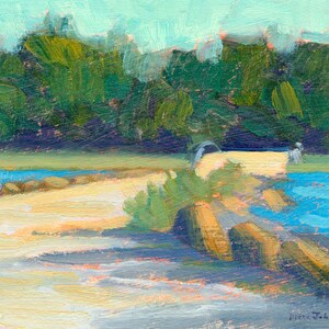 Art. Oil Painting. Landscape. Maine Art. Yarmouth. Maine painting. Original art. Landscape painting.Original painting. Enjoy gifts of Maine!