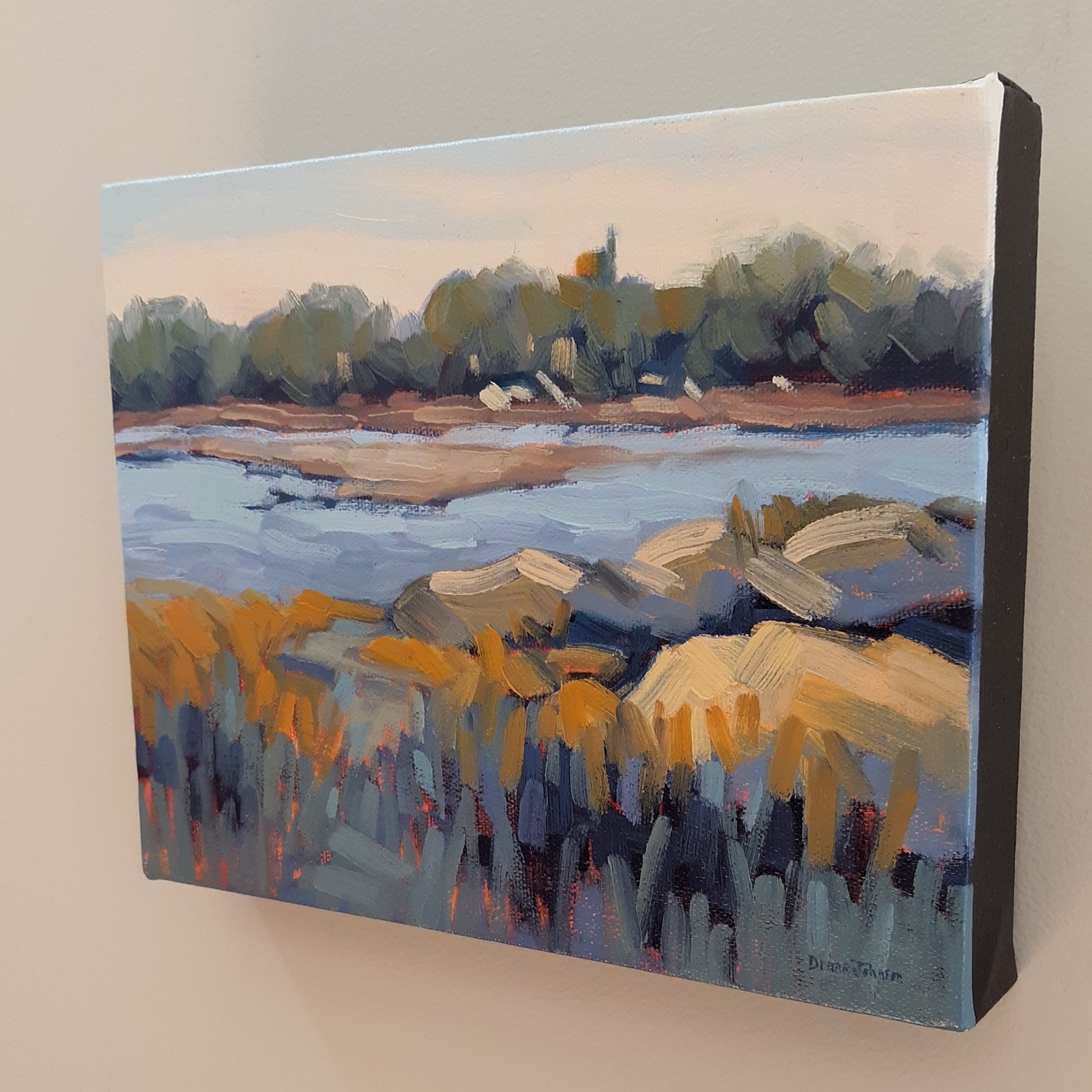 Art. Oil Painting. Landscape. Maine Art. Freeport Maine Etsy