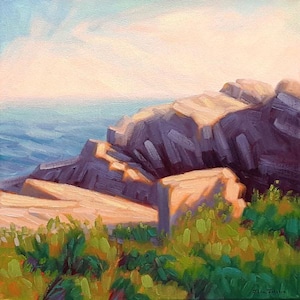 Art. Oil Painting. Landscape. Maine Art. Scarborough Maine painting.Original art.Landscape painting.Original painting. Enjoy gifts of Maine!