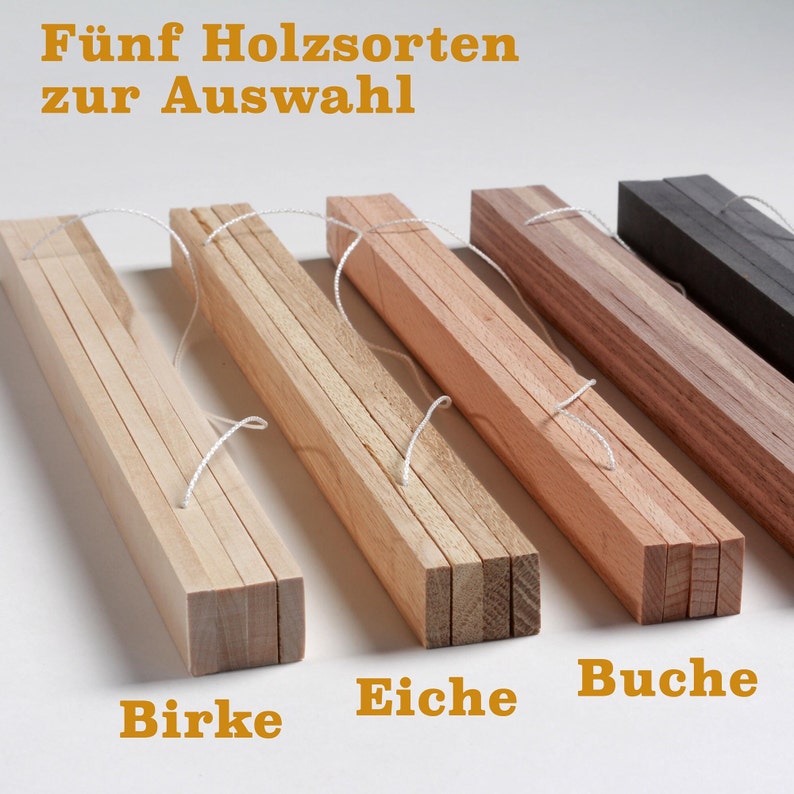 Posterleiste DIN A 4 21 cm Buche DIN A 0, A 1, A 2, A 3, A4, A5, A6 magnetisch Geschenk mit Magneten Holzrahmen Bilderrahmen Bild 5