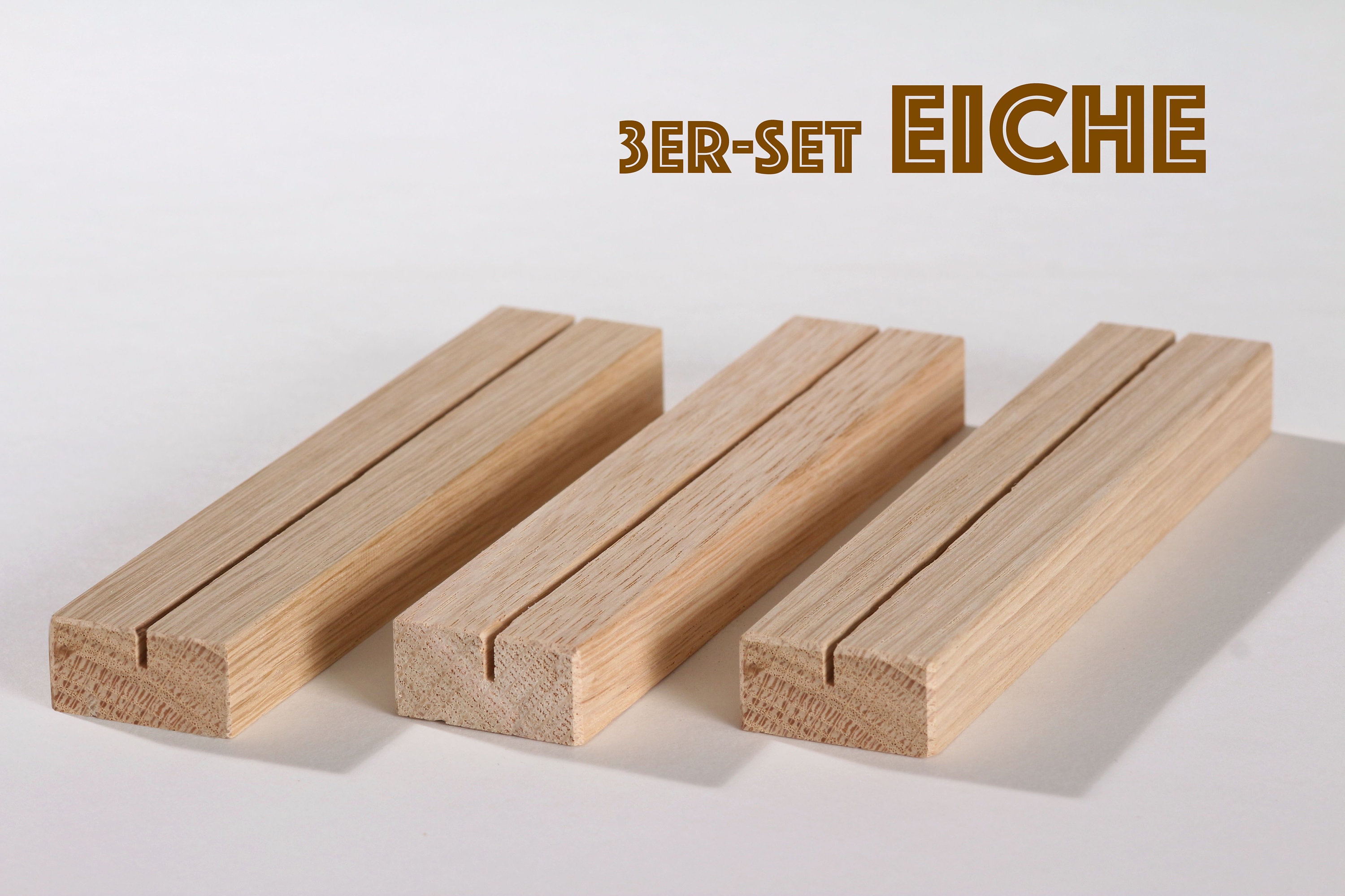 Set of 3 Business Card Stands Card Stand in Beech 10.5 Cm Etsy UK