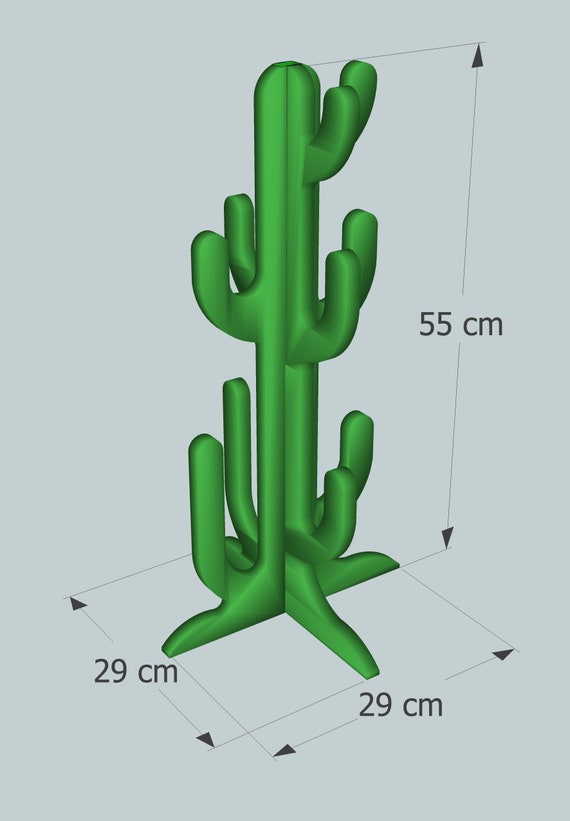 Holz Kaktus - Deko Basteln 3-50cm