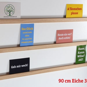 Picture rail oak 90 cm long set of 3 with adhesive strips and screws 30 euros/meter basic price image 8