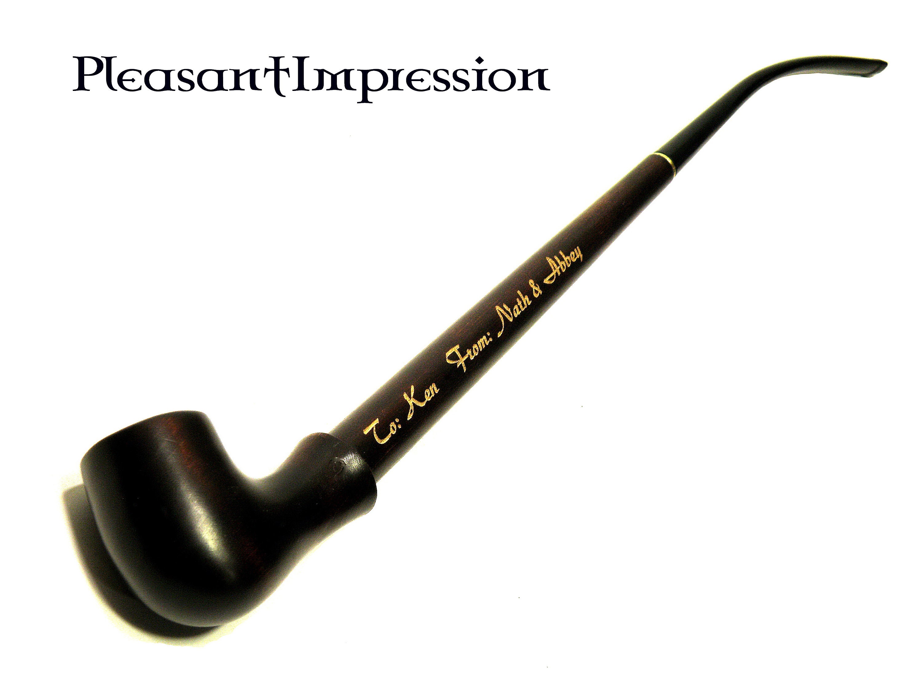 Smoking pipe Long stem Tobacco Personalized gift Pipes for Etsy