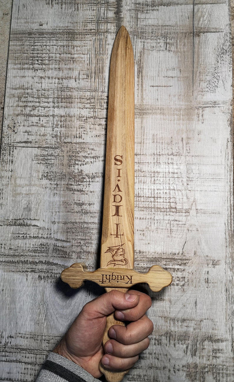 Viking sword Toy Wooden sword Viking runes Toys For Boys Toy Etsy