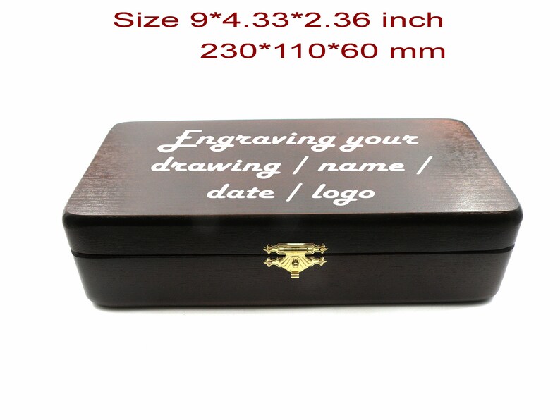 Wooden Box for pipe Smoking Pipe Box for the pipe Gift Box Tobacco Pipe Vintage Box Engraved Box Wooden Gift box