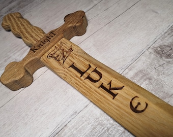 Viking sword Toy Wooden sword Viking runes Toys For Boys Toy knight's sword Birthday gift for son