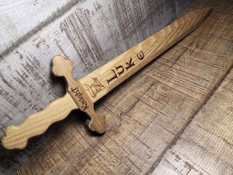 Viking Sword Toy Wooden Sword Viking Runes Toys for Boys Toy Etsy