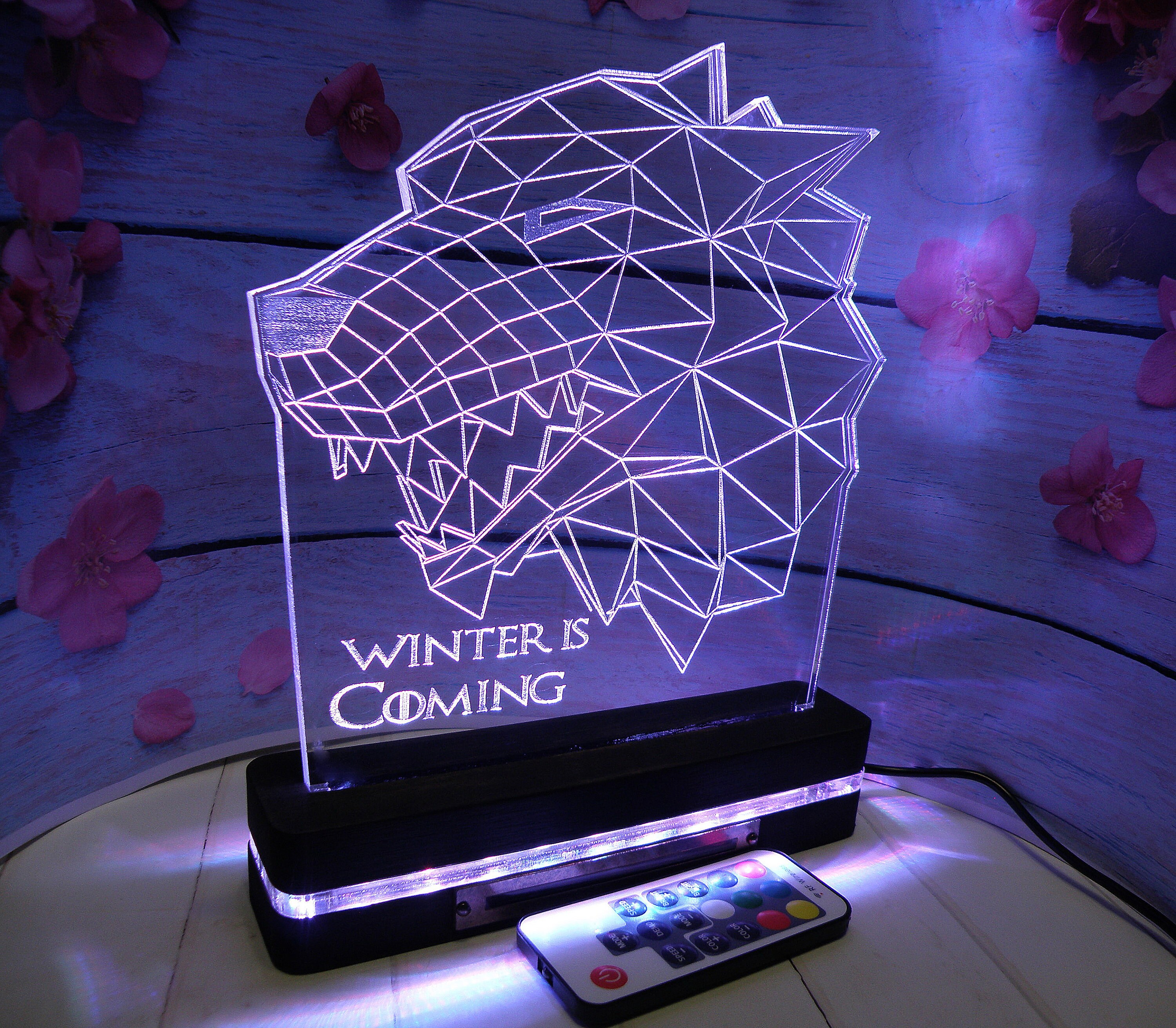 Led Night Light 3d Game Of Thrones Bedroom Decor 50