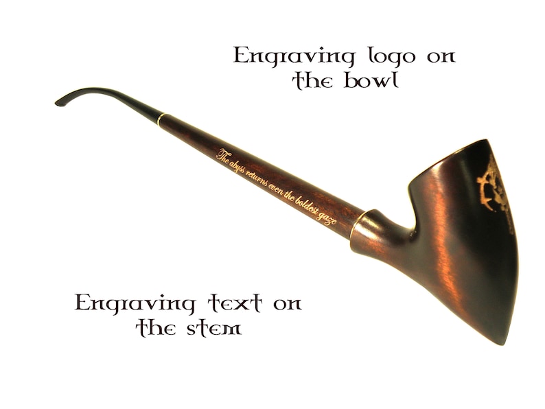 Long Tobacco pipe Gandalf Pipe tree of Gondor Smoking pipe Long stem LOTR Pipe Lord of the Rings