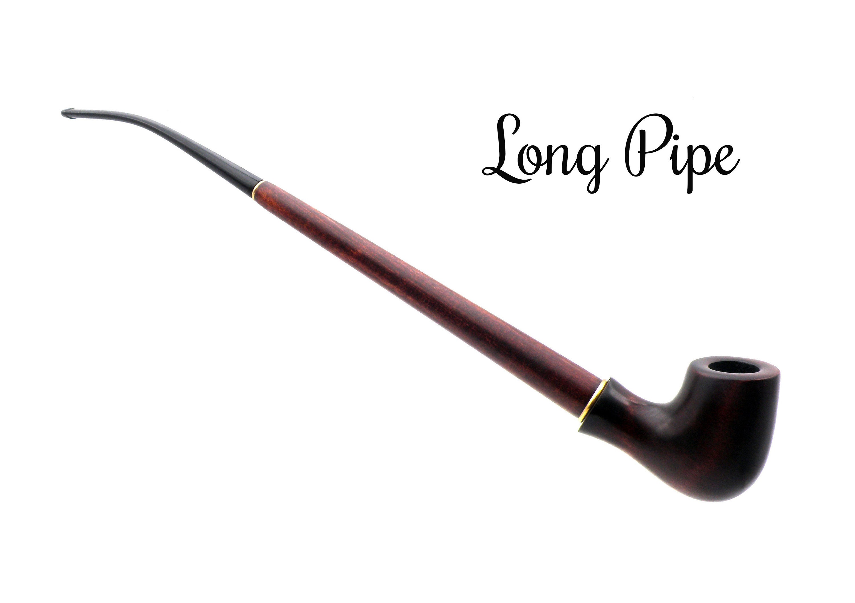 Smoking Pipe Long Stem Tobacco Pipe Gift for Men Personalized Etsy
