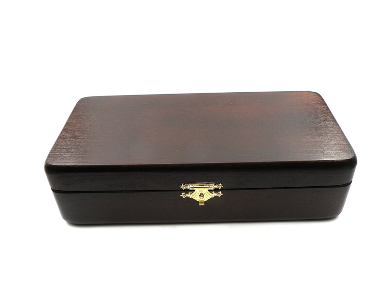 Wooden Box for pipe Smoking Pipe Box for the pipe Gift Box Tobacco Pipe Vintage Box Engraved Box Wooden Gift box