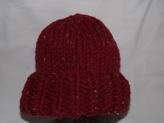 girls burgundy hat