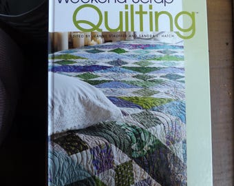 Weekend Scrap Quilting, Quilt Patterns, Wall Hangings, Vintage Book, House of White Birches, Like New Book