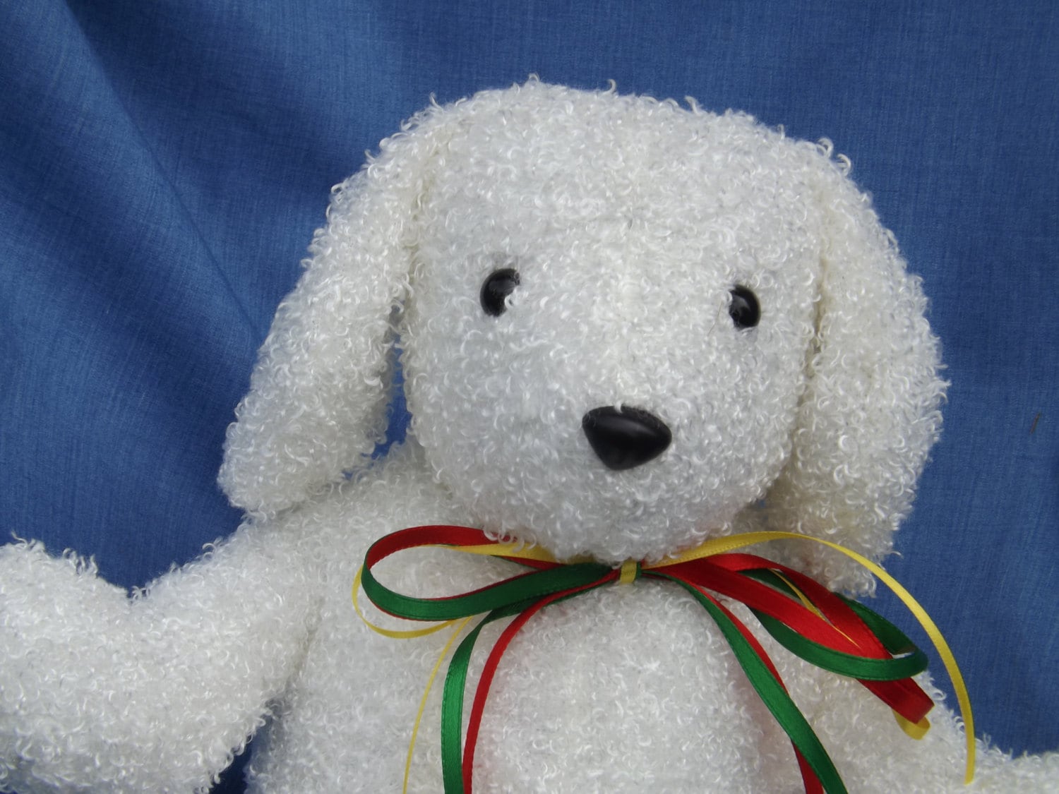 Gefüllte Pudel lockiges weißes Fell 10 hoch Kinder Etsy