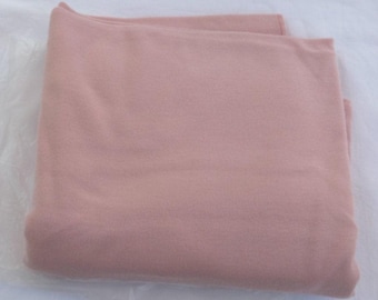 Interlock Fabric, 3/4 Yard, Light Pink Cotton Blend, 3/4 Yard by 62" , Nancy's Notions Fabric, Tee Shirt Fabric, Nancy Zieman Knit Fabric