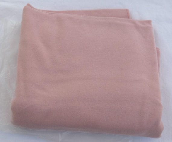 Interlock Fabric, 3/4 Yard, Light Pink Cotton Blend, 3/4 Yard by 62" , Nancy's Notions Fabric, Tee Shirt Fabric, Nancy Zieman Knit Fabric