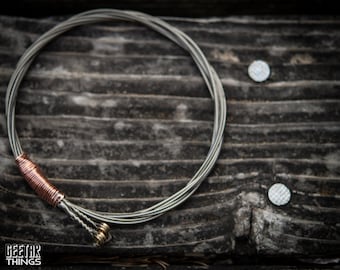 Recycled Guitar String Bracelet UNISEX