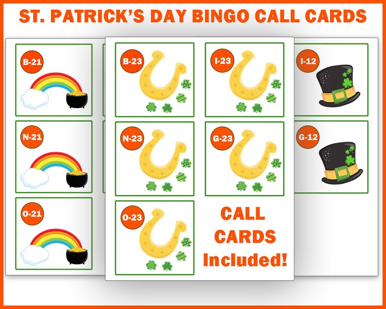 St. Patrick's Day Bingo Game image 2