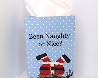 Small Christmas Gift Bag - Been Naughty or Nice