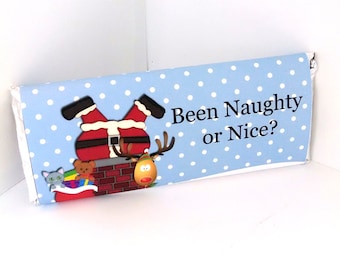 Been Naughty or Nice Candy Bar Wrappers - Christmas Candy Bar Wrappers - Christmas Candy
