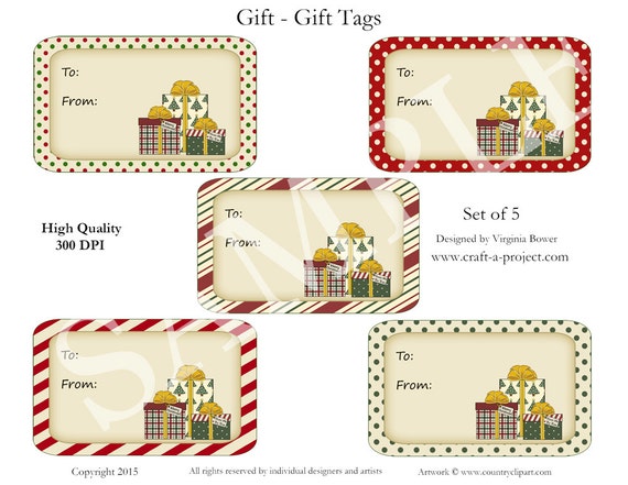 Christmas Gifts Gift Tags Christmas Gift Tags Printable | Etsy