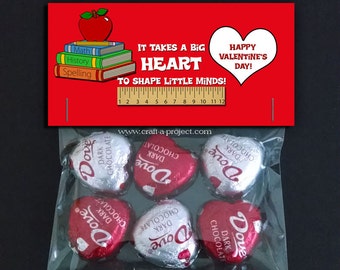 Valentine Bag Topper - It Takes A Big Heart