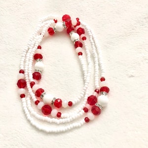 Obatala de Ayaguna Eleke with White Onyx Gemstones image 3