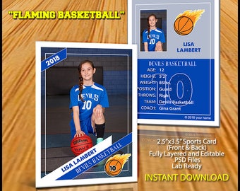 baseball card template perfect for trading cards for your etsy trading card template photoshop