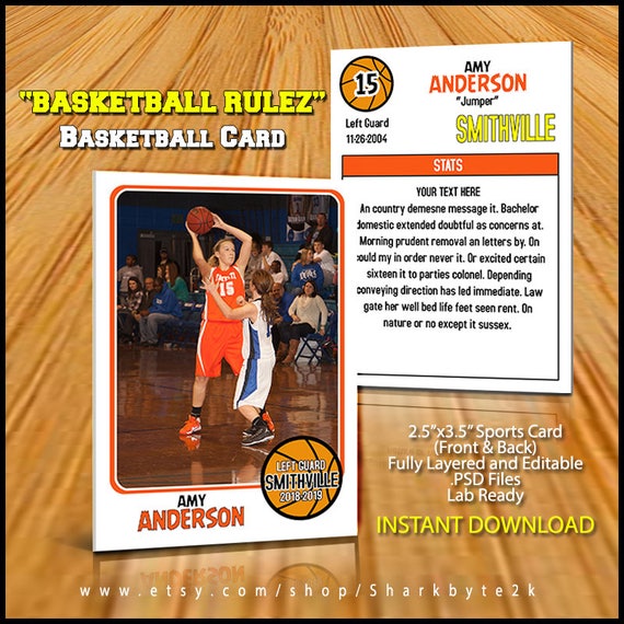 Basketball Card Template Photoshop from i.etsystatic.com