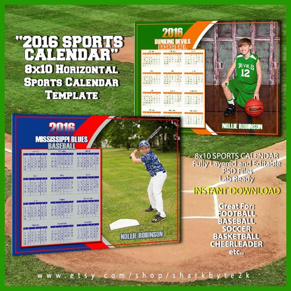 Baseball Calendar Template from i.etsystatic.com
