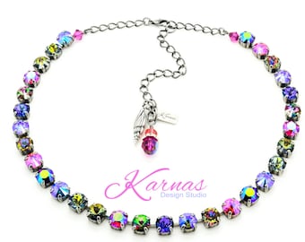 HELLO SUNSHINE 8mm Necklace Made With K.D.S. Premium Crystal *Pick Your Finish *Karnas Design Studio *Free Shipping*