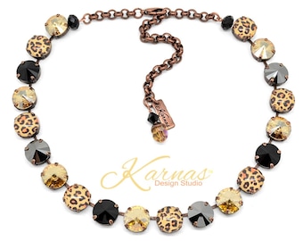 THE CAT'S MEOW 12mm Statement Choker Made With K.D.S. Premium Crystal *Choose Your Finish *Karnas Design Studio™ *Free Shipping*