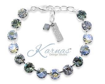 WINTER CHILL 8mm Bracelet *Made With K.D.S. Premium Crystal *Pick your Finish *Karnas Design Studio™ *Free Shipping*