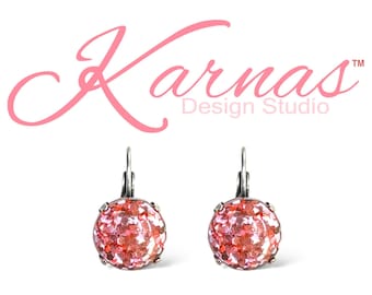 WAKE UP & SPARKLE 12mm Drop or Stud Earrings *Choose Your Finish *Karnas Design Studio™ *Free Shipping