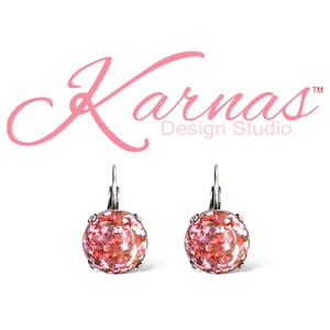 WAKE UP & SPARKLE 12mm Drop or Stud Earrings *Choose Your Finish *Karnas Design Studio™ *