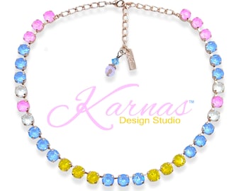BUNNY HOP 8mm Necklace *Made With K.D.S. Premium Crystal *Pick your Finish *Karnas Design Studio™ *Free Shipping*